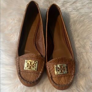 Tory Burch Women's Brown Leather Loafers